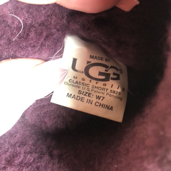 UGG Classic Short II Port Sheepskin Booties Boots - Picture 6 of 8